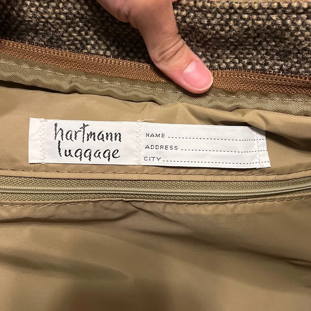 Vintage Hartmann Tweed & Leather 21